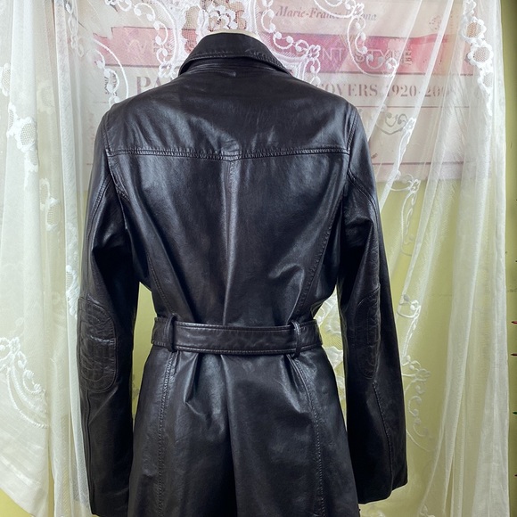 Bod and Christensen 90’s Brown Leather Jacket - Picture 8 of 14